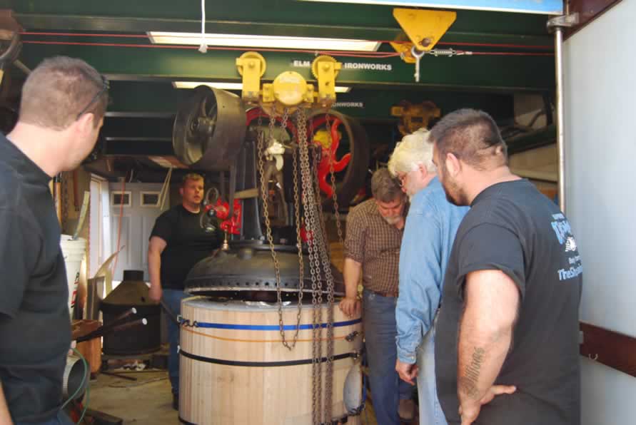 an engine moving day