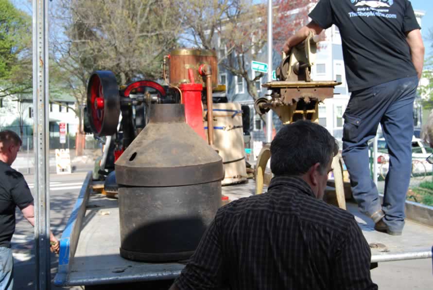 an engine moving day