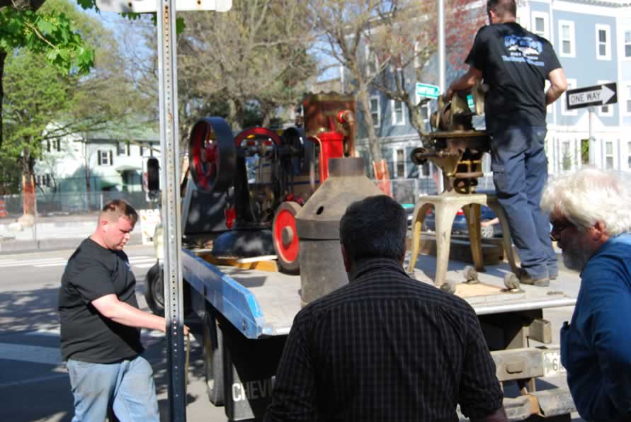 an engine moving day