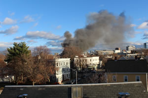 Fire in Cambridge